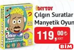DİYTOY ÇILGIN SURATLAR MANYETİK OYUN